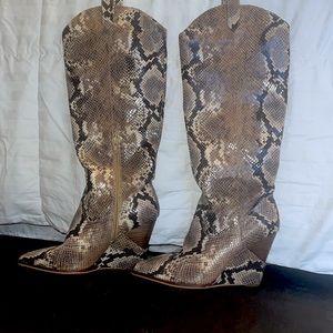 Jessica Simpson Snakeskin Boots